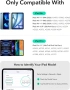 ESR Магнитен калъф с Bluetooth клавиатура и тъчпад за iPad Air 11 / Pro 11 , снимка 2