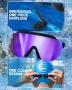 Нови 2 броя Плувни Очила Wide Vision 180° Anti UV Без Запотяване За Възрастни басейн, тренировки , снимка 5