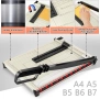 Чисто нова професионална Гилотина за Хартия WORKLION A4 (Heavy Duty)   , снимка 3