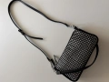 Черна чанта с кристали Zara, снимка 3