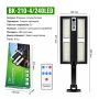 Соларен LED прожектор 50W с 240 LED, снимка 2