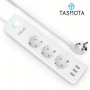 Смарт WiFi разклонител Nous A5T, 3450W, 15A, бял, 260x65x40мм, снимка 2