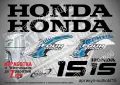 HONDA 2002-2007 извънбордови двигател стикери надписи 2 4 5 9.9 10 15 20 hp, снимка 9