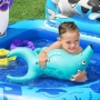 Надуваем детски басейн с морски животни, водни играчки и игра за хвърляне на халки, снимка 11