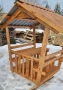 Дървени беседки, масивни перголи, навеси, барбекюта, козирки, мебели от естествена дървесина, снимка 6
