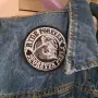 Дънков BIKER FOR LIFE байкър.мотор, рокерски елек с нашивки , снимка 2