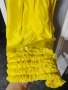 Френска жълта копринена рокля Tara Jarmon , снимка 4