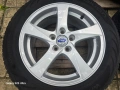 Лети джанти 16ки 5х108 Volvo + зимни гуми 205/60/16, снимка 5