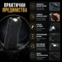 Мощен акумулаторен електрошок кучегон с LED фенер за самозащита против кучета самоотбрана джобен, снимка 4