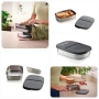 Метална кутия с разделител от Tupperware , снимка 2