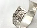 Сребърна Гривна (проба 925)- 30,73 гр. /ръчна изработка/, снимка 7