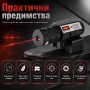 Компактен червен лазерен прицел мерник лазер за въздушен пистолет еърсофт глок макаров оръжие пушка, снимка 4