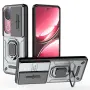 Калъф за vivo V50 5G – PC + TPU, Въртящ се стенд, Подвижен капак на обектива, 5 цвята, снимка 4
