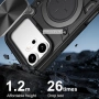 Honor 600 Pro / 600 / 600 Lite / GIANT RING Удароустойчив кейс гръб калъф с пръстен, снимка 6