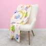 Ново Care Bears Официално Поларено Одеяло 100x150 за легло детска стая с грижовните мечета, снимка 2