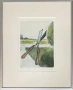 Стара картина, суха игла, литография, офорт, графика, подписана. Warner Hemstede, снимка 1