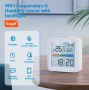 Smart Life, Tuya WiFi смарт сензор за температура и влажност с подсветка хигрометър термометър TH08B, снимка 1