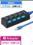 100% Чисто нов и високоскоростен USB-Hub3.0 дължина на кабела 0.50м, снимка 1