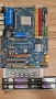 комплект Gigabyte GA-MA790X-UD4 + Phenom II X4 810 + 2GB DDR2 + Планка, снимка 1