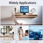 Нов 12-инчов цветен TFT LCD монитор за видеонаблюдение (CCTV) с резолюция 800x600 съотношение 4:3 , снимка 2