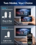 Alxum USB-C безжичен HDMI предавател и приемник, комплект 2 в 1: Plug & Play и AirPlay/Miracast , снимка 2