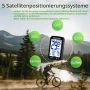 Bikevee BKV-300 GPS Велокомпютър – Безжичен, GPS, IPX7, 2.4" дисплей, снимка 6