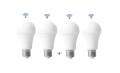 4 броя E27 LED крушки със сензор за движение, снимка 1