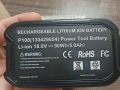 Батерия 18V 5.0Ah Li-ion P108 за Ryobi ONE+ с индикатор за заряд, снимка 2