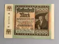 Банкнота - Германия - 5 000 марки AUNC | 1922г., снимка 1