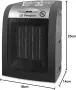 Orbegozo CR 5017 – Керамичен вентилаторен отоплител 1500W с термостат, снимка 1