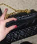 Дамска чанта естествена кожа - стил Christian Dior – нова, снимка 4