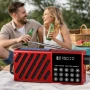 Радио със соларно зареждане JOC-6138REC-S с Bluetooth, мултифункционално и преносимо, снимка 3