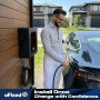 Компактна кутия за външно зарядно устройство Tesla и ChargePoint,черна, снимка 2