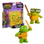 Оригинални eкшън фигурки Костенурките Нинджа Mutant Mayhem Turtle Tots - LEO & DONNIE, снимка 2