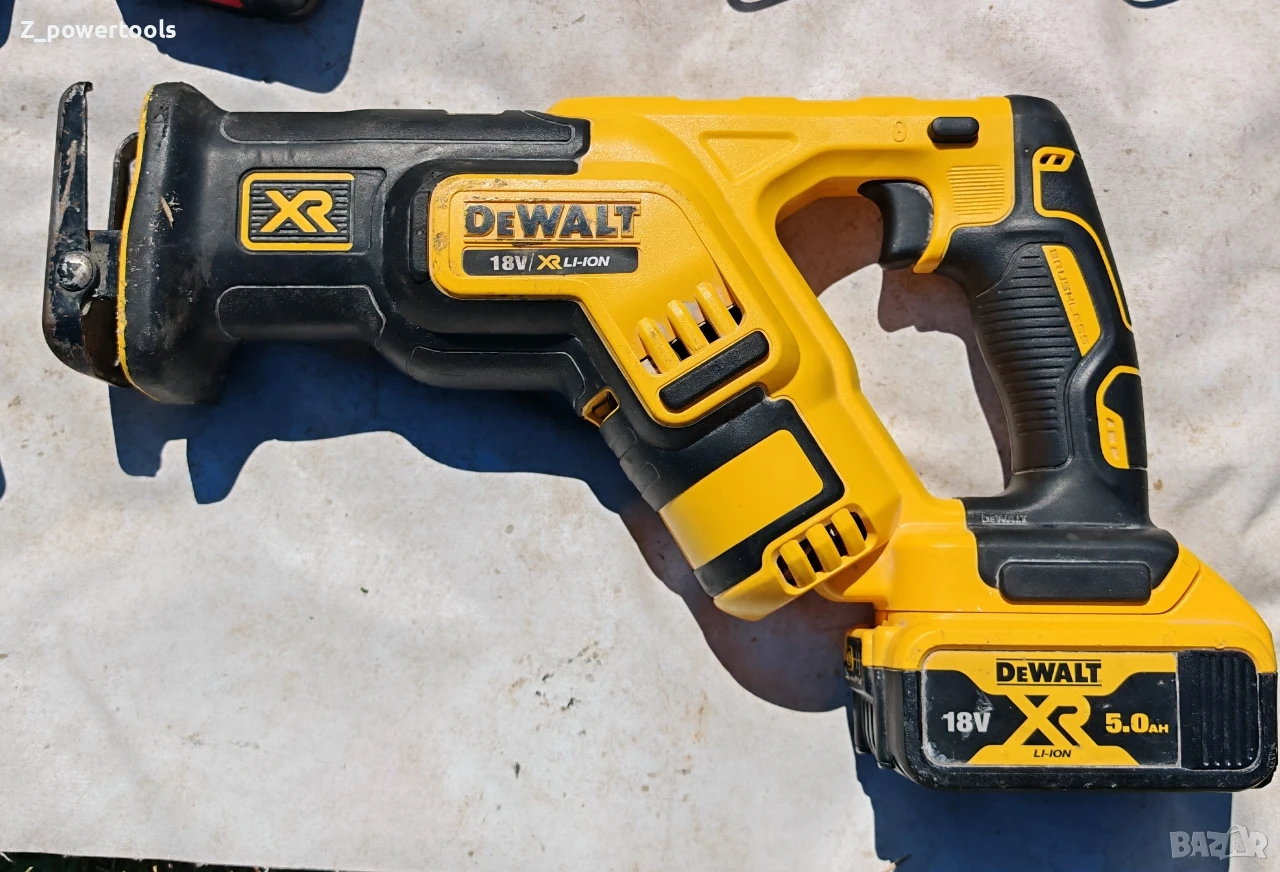 DeWalt DCS367 – Акумулаторен саблен трион 18V Brushless + Батерия 5.0 Ah, снимка 1