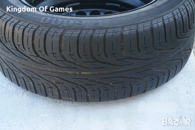 Оригинална Резервна Джанта и Стойка за Mercedes W210 71/2x16H2/ET41/Гума Pirelli P6000 215/55/16/3мм, снимка 12 - Гуми и джанти - 54462501
