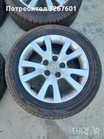 Джанти за  Мазда 16" с гуми 205/55/16 , снимка 3 - Гуми и джанти - 54215734