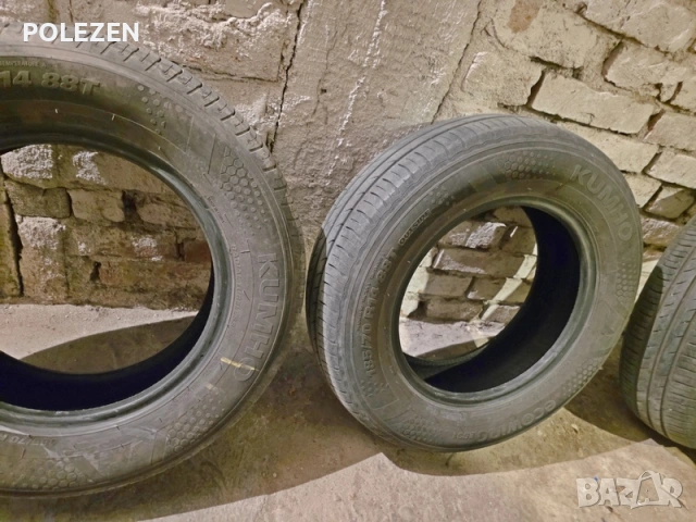 ПРОДАВАМ 4бр. летни гуми KUMHO 185/70/R14