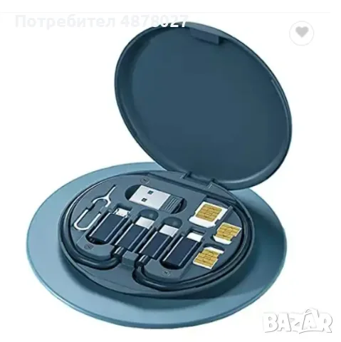 Комплект адаптери за USB кабел / Цвят: Според нал в склада, снимка 2 - Кабели и адаптери - 55494977
