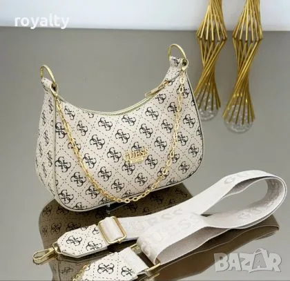 Guess Нова Дамска Кожена Чанта Различни Цветове и Модели Гес, снимка 14 - Чанти - 55340635