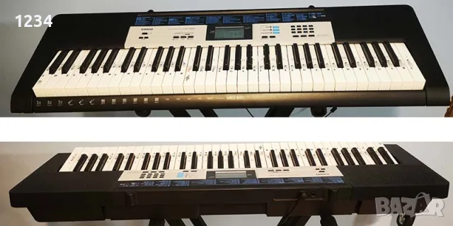 синтезатор клавир CASIO LK-136 пиано с плътни светещи клавиши 5 октави