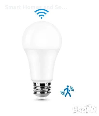 E27 LED крушки със сензор за движение 6W