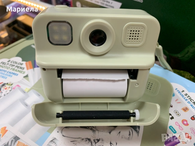 Детски фотоапарат с принтер / Моментен печат и Игри, снимка 6 - Електрически играчки - 54776494