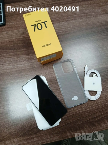 смартфон Realme Note 70T с гаранция, снимка 2 - Други - 54439196