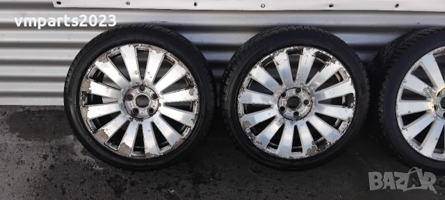 18" джанти Audi 5x112 et48 8J с зимни гуми, снимка 5 - Гуми и джанти - 54905163