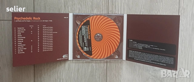 Jeff Coates & The Hangers ‎– Psychedelic Rock Оригинален диск Издание 🇬🇧 UK 2007г Стил:Psychedelic, снимка 3 - CD дискове - 55229567