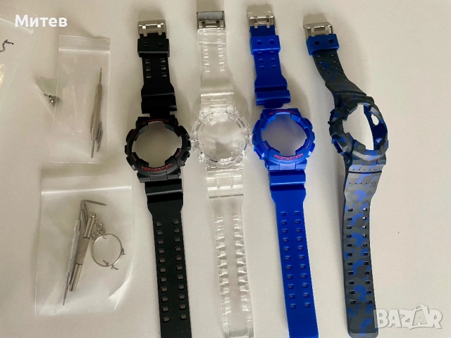 Casio G-shock,Baby G-каишки и безел(GA100,110,BA110,111)с, снимка 17 - Каишки за часовници - 34408161