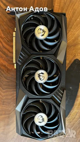 MSI GeForce RTX 3060 GAMING X TRIO 12GB – Топ модел, супер охлаждане, 3 вентилатора!
