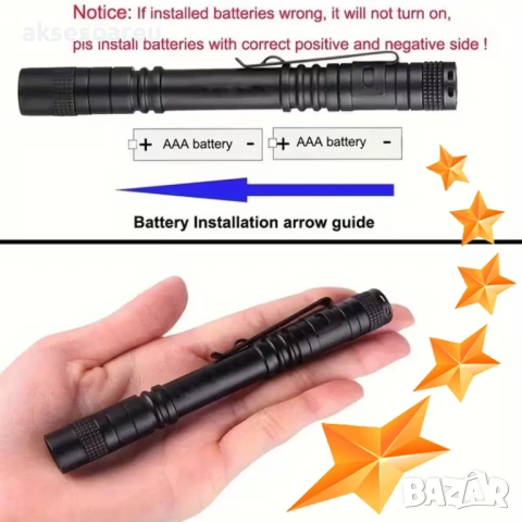 Ново UV фенерче с ултравиолетово осветление за професионалисти и аматьори за откриване фалшиви пари, снимка 3 - Друга електроника - 54028981