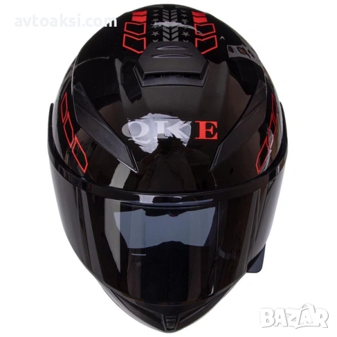 Каска Мотор Шлем Лукс -908-3, снимка 4 - Аксесоари и консумативи - 54090179